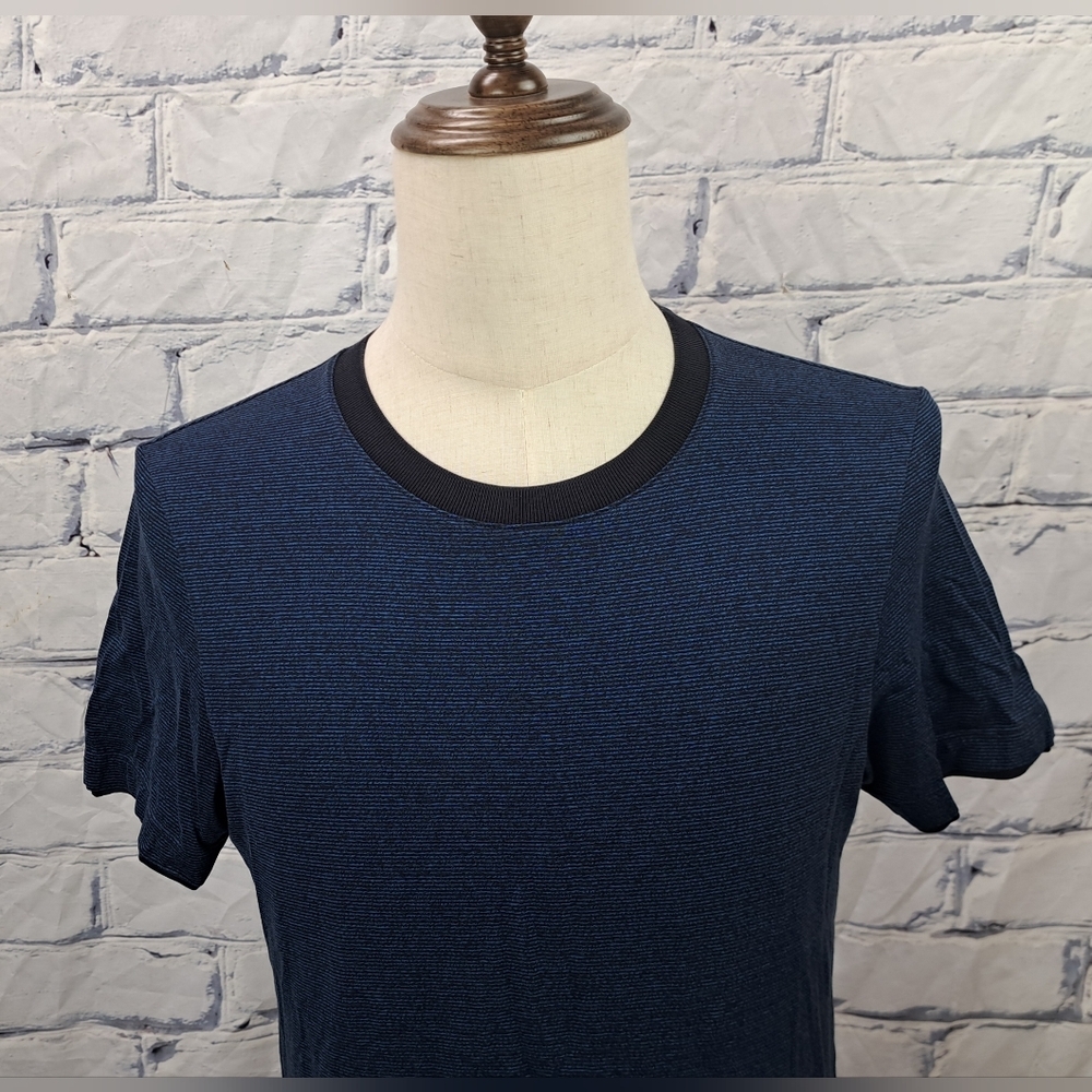 Hugo Boss Men's T-Shirt Tee Slim Fit Blue Black Small - Picture 4 of 16